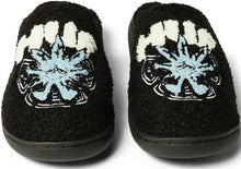 Load image into Gallery viewer, HUF Snow Angel Fuzzy Slippers-Black
