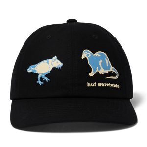 HUF Rigeon Snapback Hat-Black