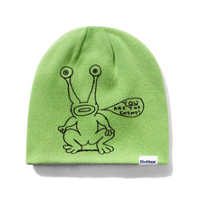 Load image into Gallery viewer, Butter Goods x Daniel Johnston Frog Reversible Beanie-Lime/Grey
