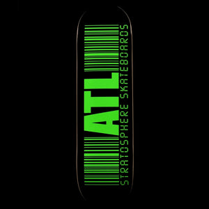 Stratosphere Neon Barcode Shop Deck-8.5” (Green)