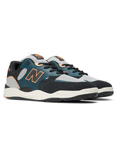 Load image into Gallery viewer, New Balance Numeric Tiago Lemos 1010 Shoes-Teal/Black/Orange
