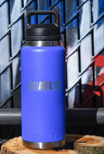 Load image into Gallery viewer, YETI Rambler 36oz Water Bottle-Stratosphere Barcode-Ultramarine Violet
