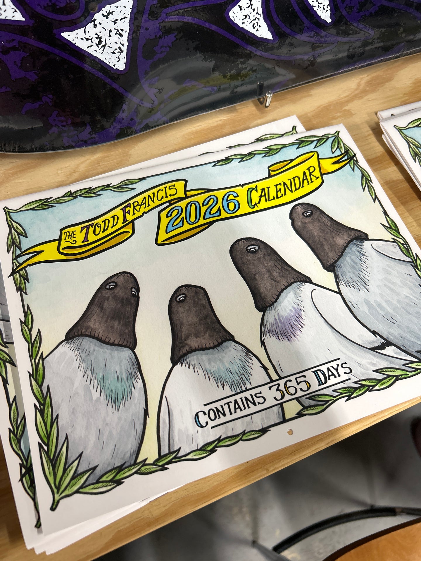 Todd Francis Wall Calendar 2026