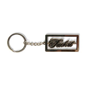 HUF Fuck It Emblem Keychain