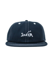 Load image into Gallery viewer, Swim Skateboards Contrast Logo Six Panel Hat
