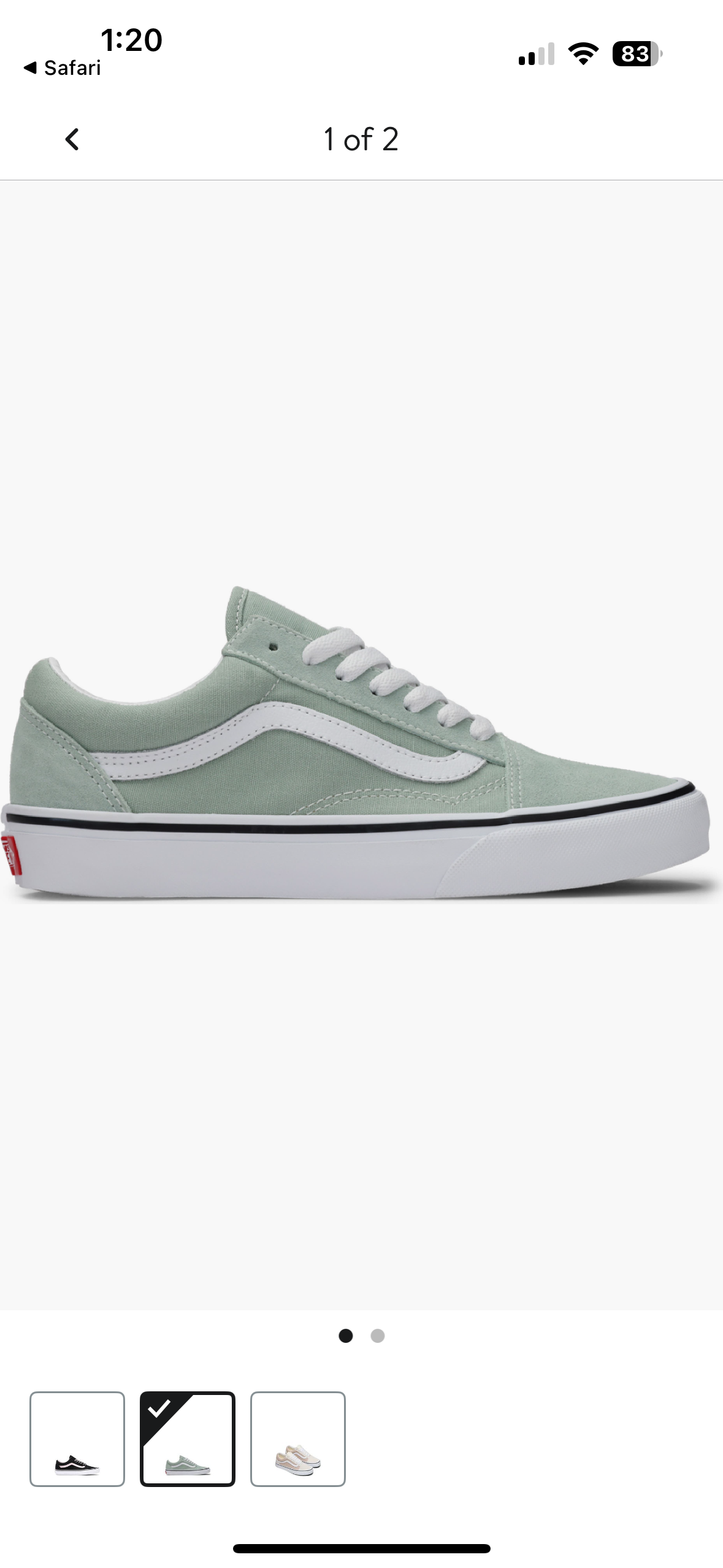 Vans Old Skool Color Theory Gray Olive