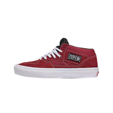 Load image into Gallery viewer, Vans Skate Half Cab Shoes-Burgundy/White
