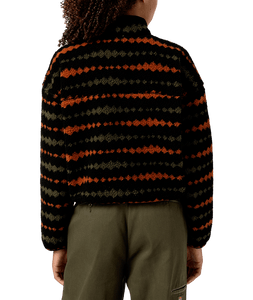 Dickies Women’s Falkville Sherpa Jacket-Black/Military Green