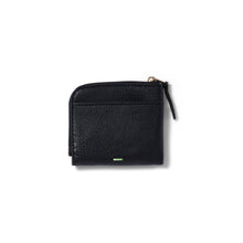 Load image into Gallery viewer, HUF ‘Fuck It’ Zip Wallet-Black Leather
