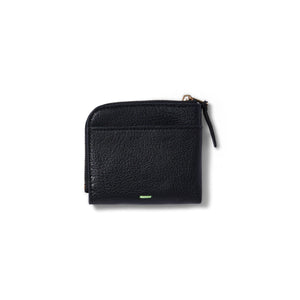 HUF ‘Fuck It’ Zip Wallet-Black Leather