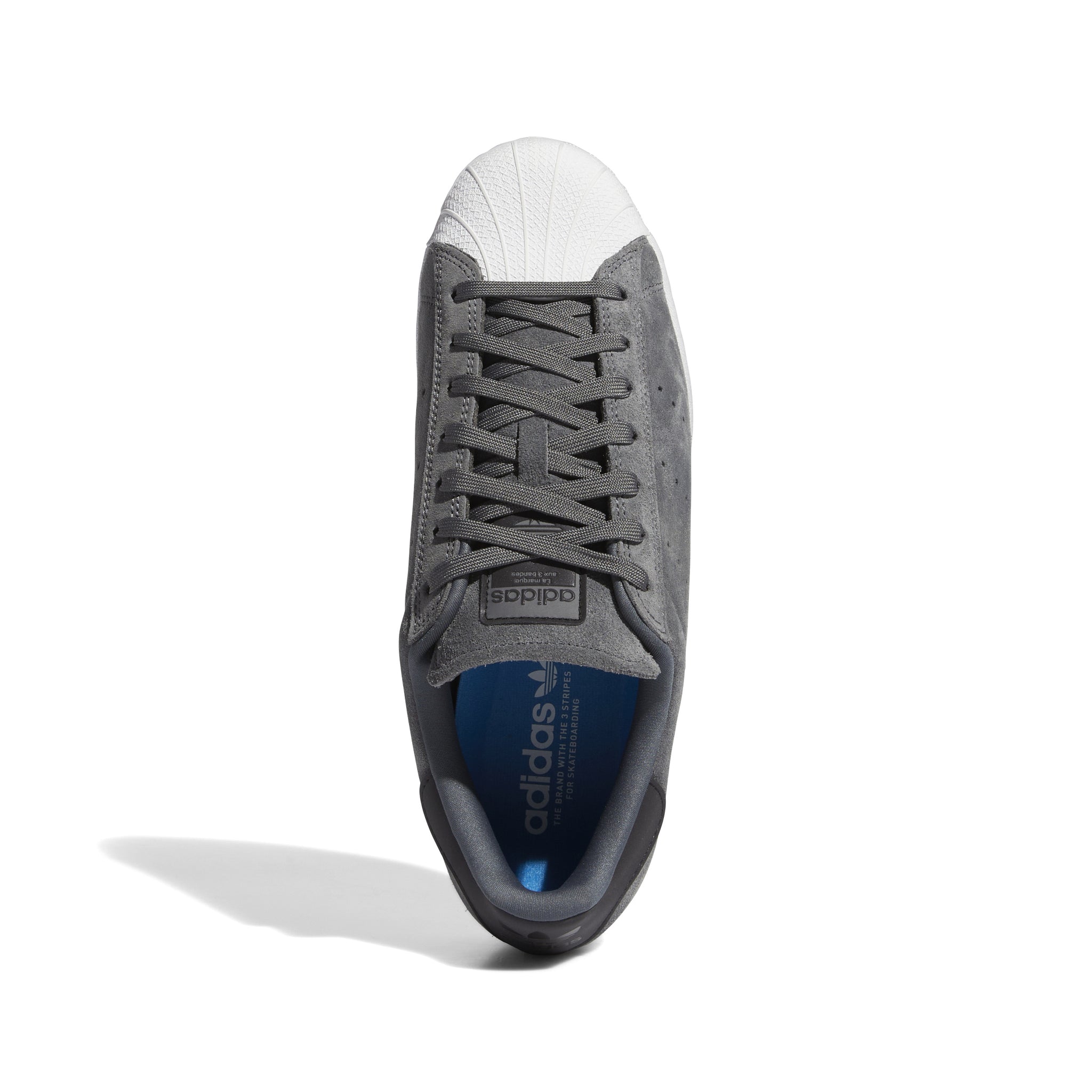 Adidas Superstar ADV Grey Five Core Black Footwear White Stratosphere Skateboards