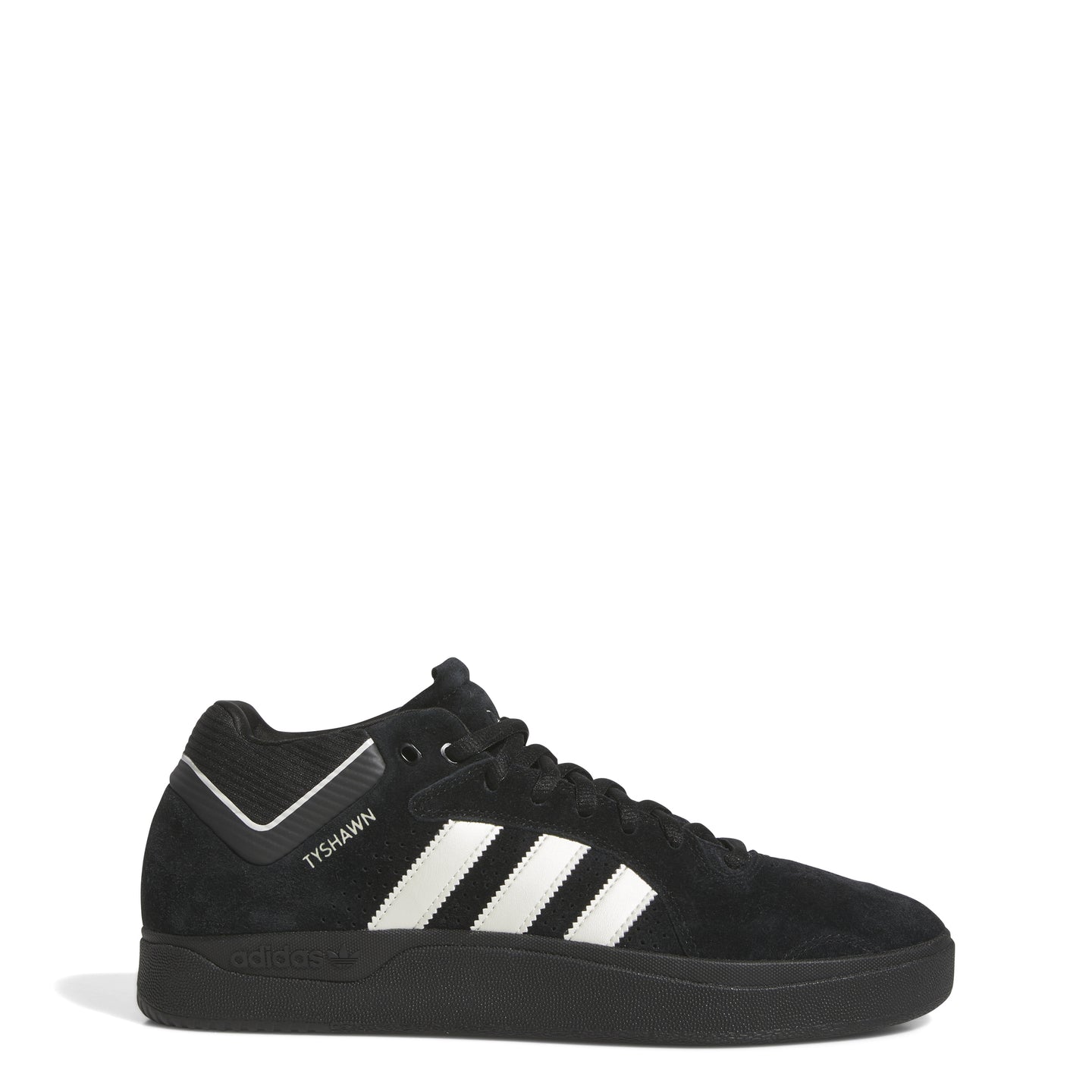 Adidas Tyshawn Skate Shoes-Black/Zero Metallic/Spark