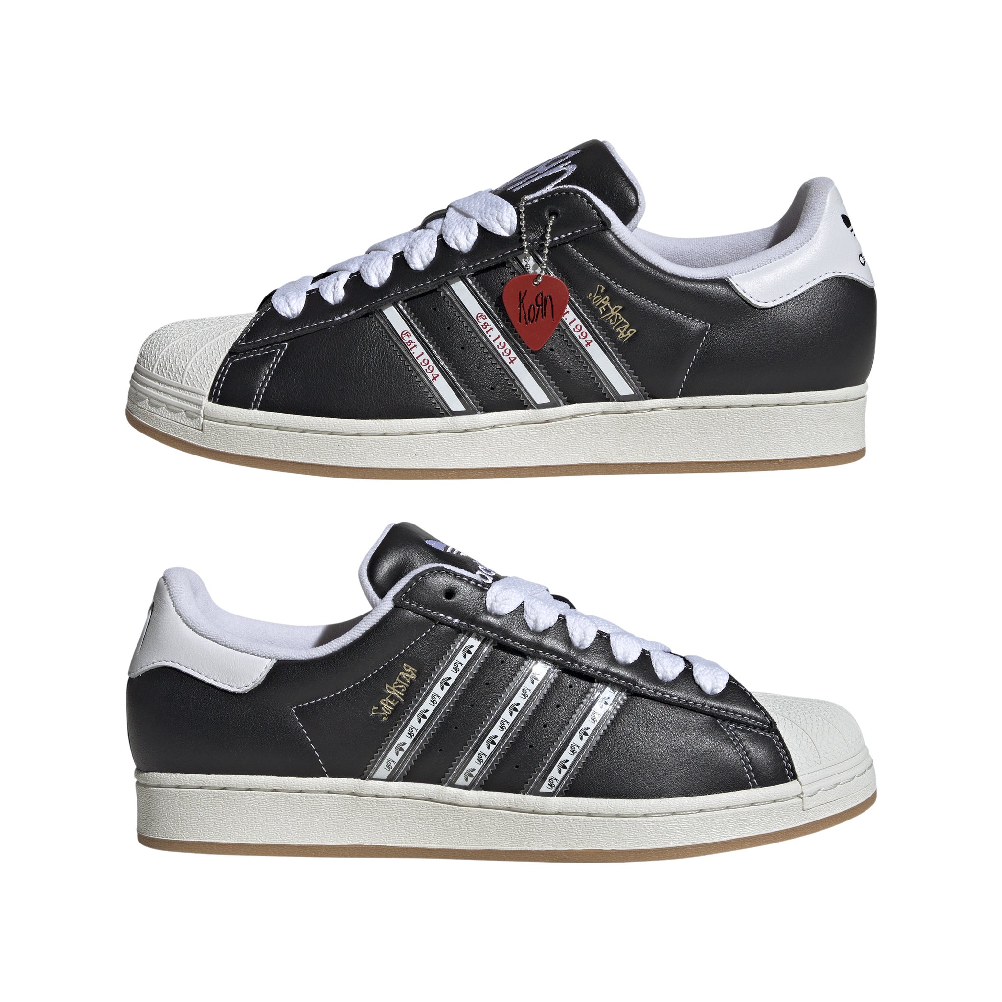 Adidas Superstar KoRn Shoes-Core Black / Transl / Better Scarlet Stratosphere Skateboards Adidas Superstar KoRn Shoes-Core Black / Transl / Better Scarlet Stratosphere Skateboards