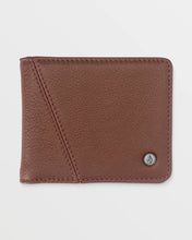 Load image into Gallery viewer, Volcom Pay-A-Pal Leather Bifold Wallet
