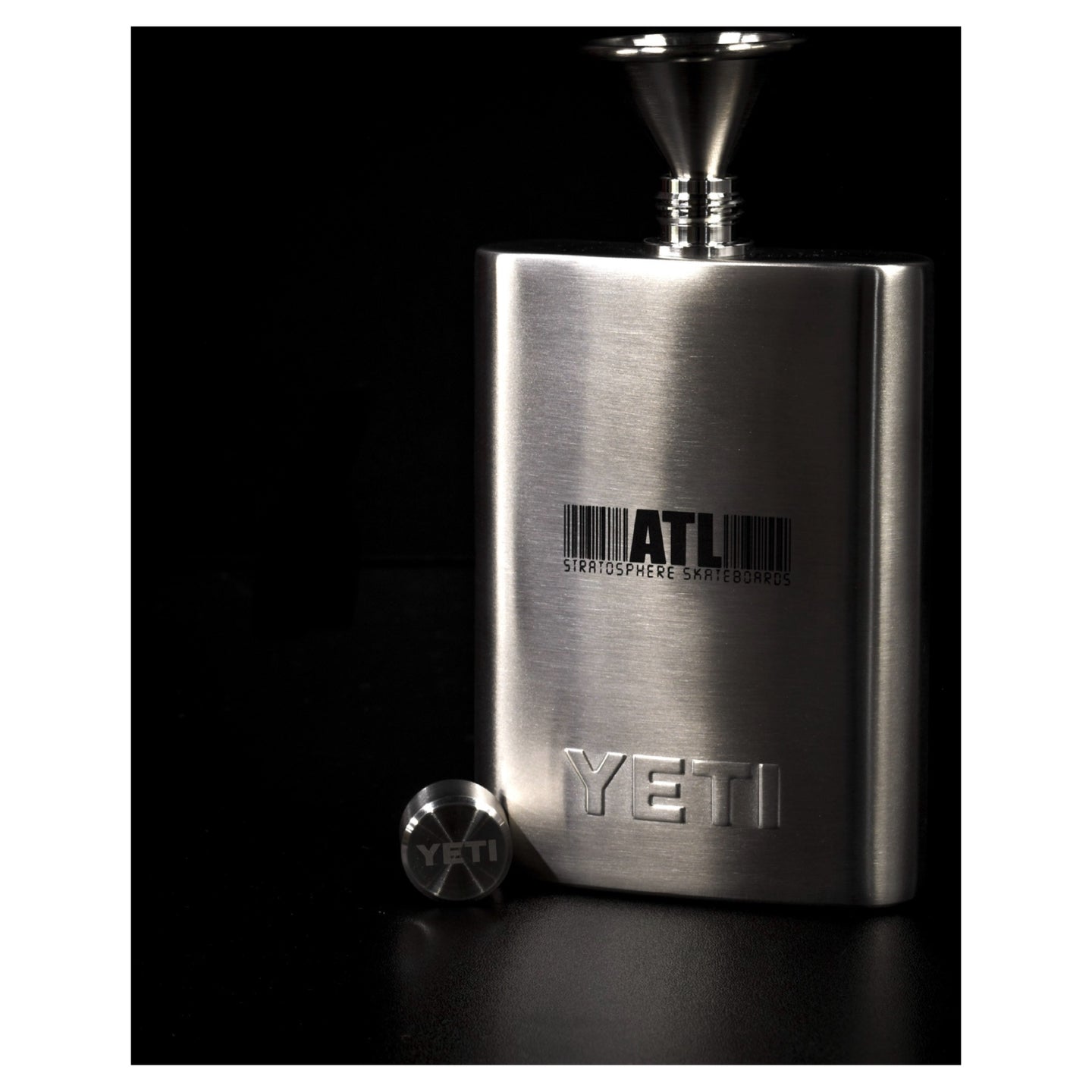 YETI Stainless Steel Flask w/ Funnel-Stratosphere Barcode