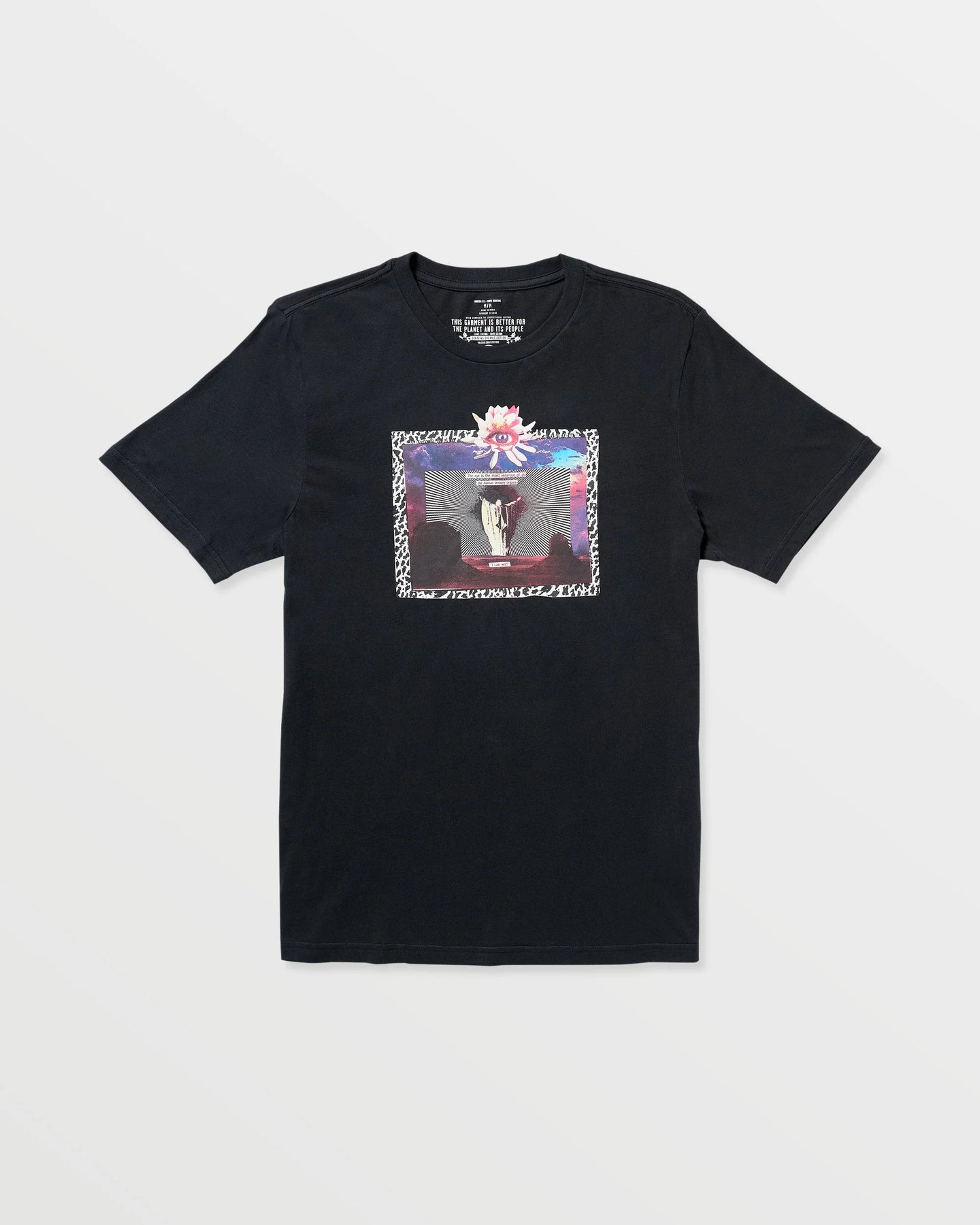 Volcom Men's Eyecansee Short Sleeve Tee-Black