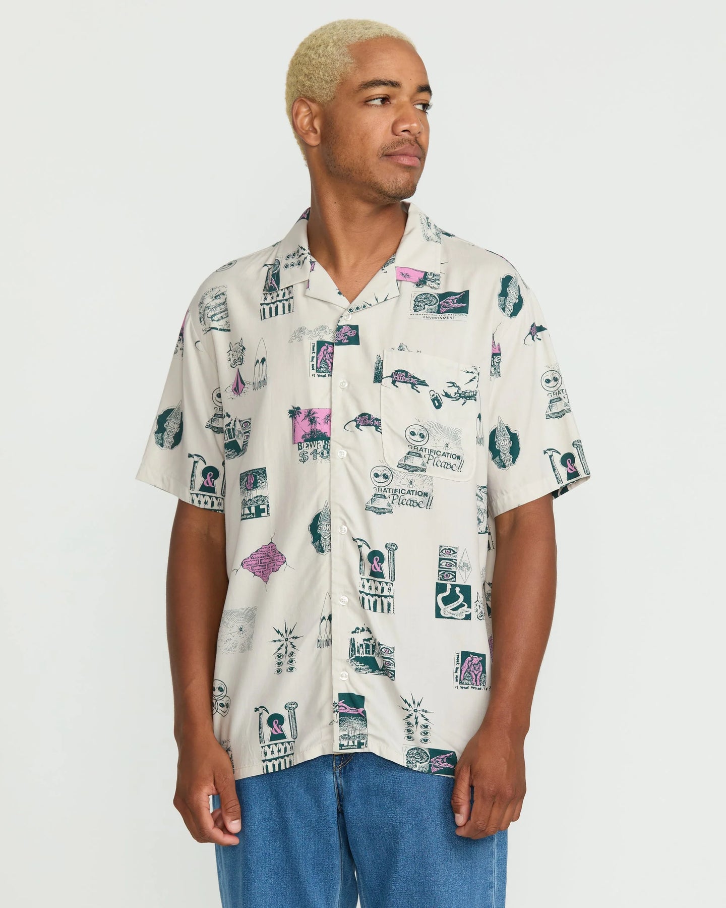 Volcom Men's Mistostone Short Sleeve Shirt
