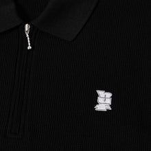 Load image into Gallery viewer, HUF Waffle Knit Contrast Polo Top
