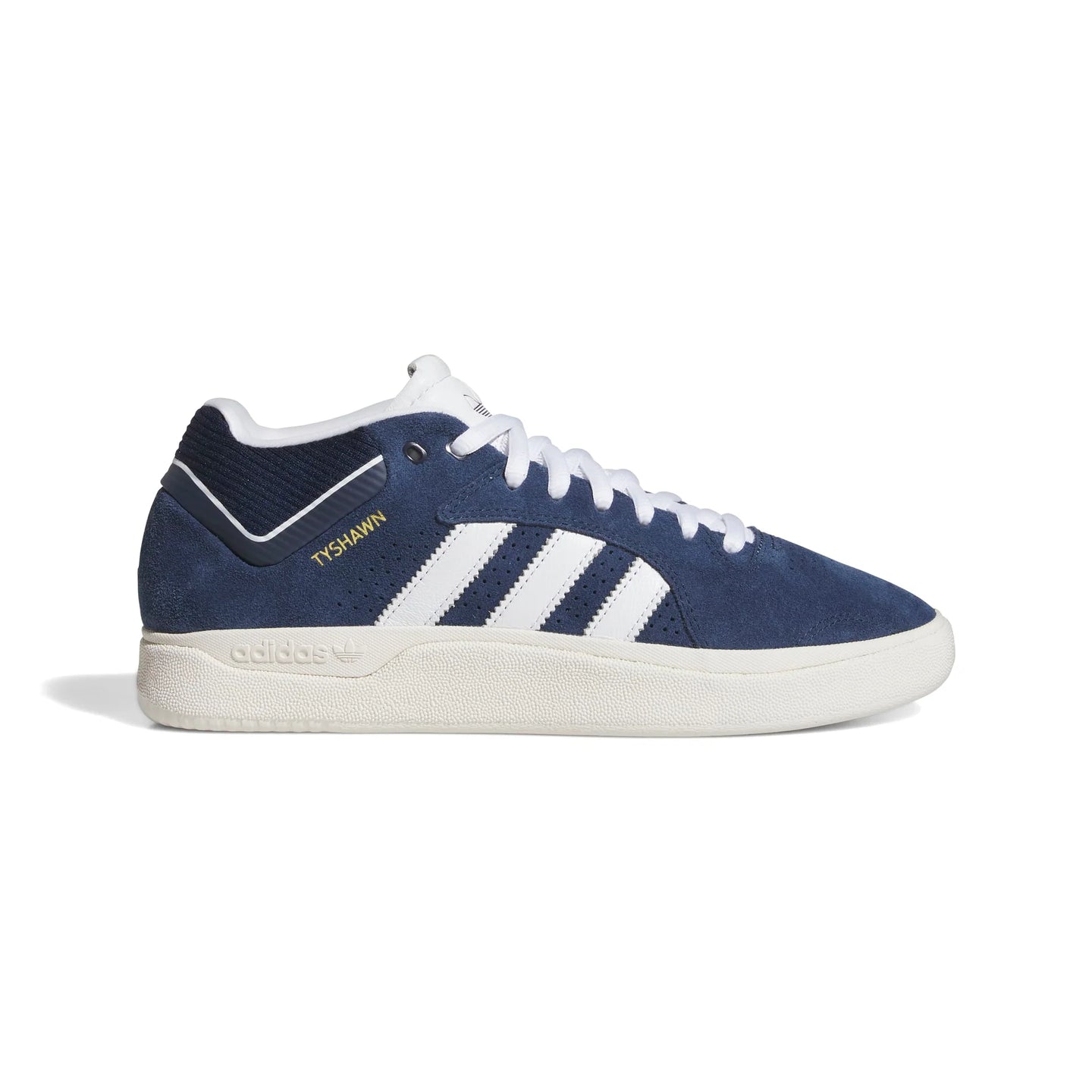 Adidas Tyshawn Skate Shoes- College Navy/White