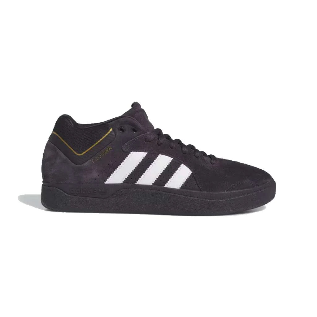 Adidas Tyshawn Skate Shoes-Aurora Black/Cloud White