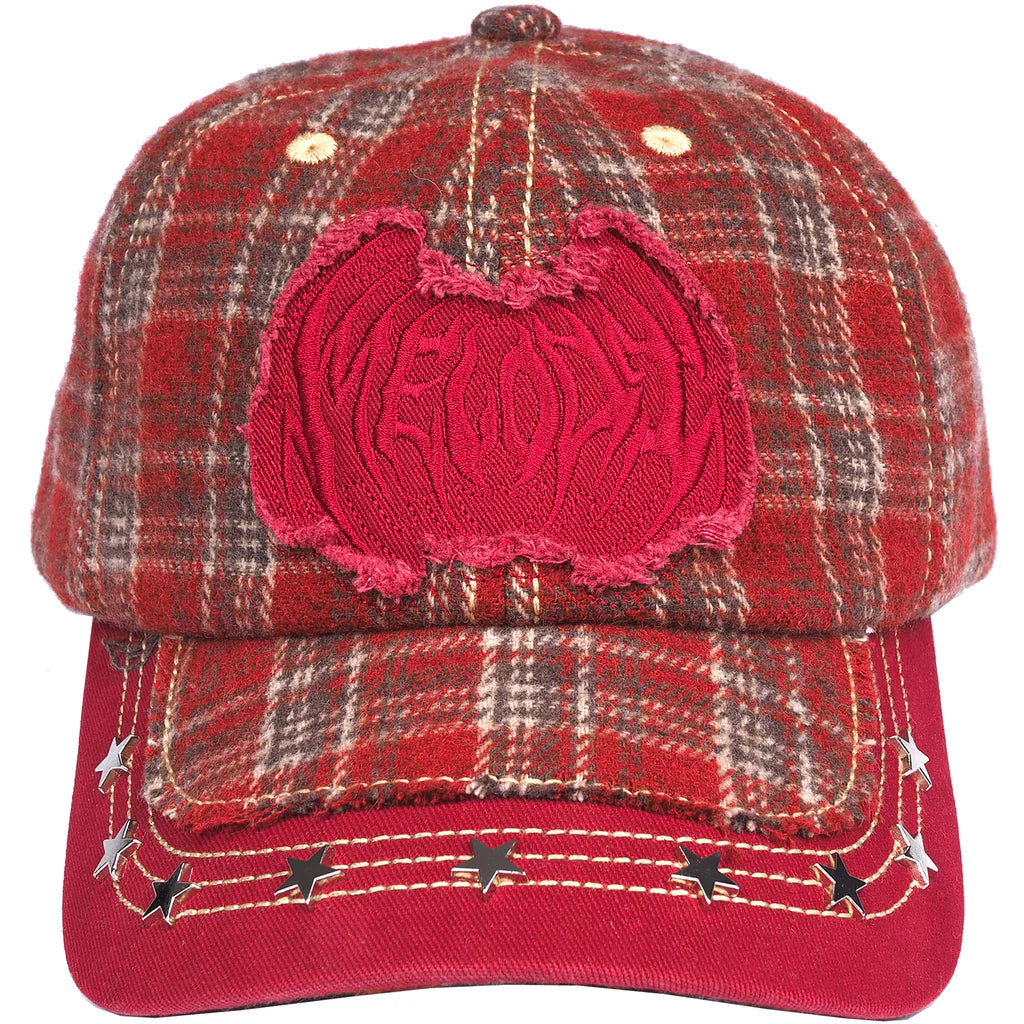 EC Melodi Red Plaid Star Studded Hat – Stratosphere Skateboards EC Melodi Red Plaid Star Studded Hat – Stratosphere Skateboards