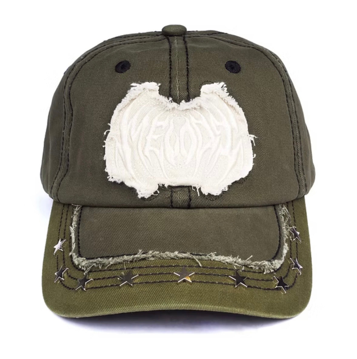 ec melodi キャップ EC Melodi Faded Green Star Studded Hat – Stratosphere Skateboards