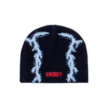 Load image into Gallery viewer, Hockey Lightning Skully Beanie-Black

