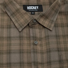 Load image into Gallery viewer, Hockey Long Sleeve Plaid Shirt-Brown
