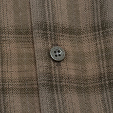 Load image into Gallery viewer, Hockey Long Sleeve Plaid Shirt-Brown
