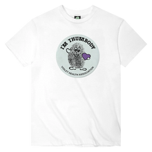 Load image into Gallery viewer, Violet Skateboards I'm Thumbody Tee
