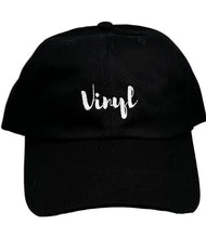 Load image into Gallery viewer, Vinyl Skateboards Script Dad Hat
