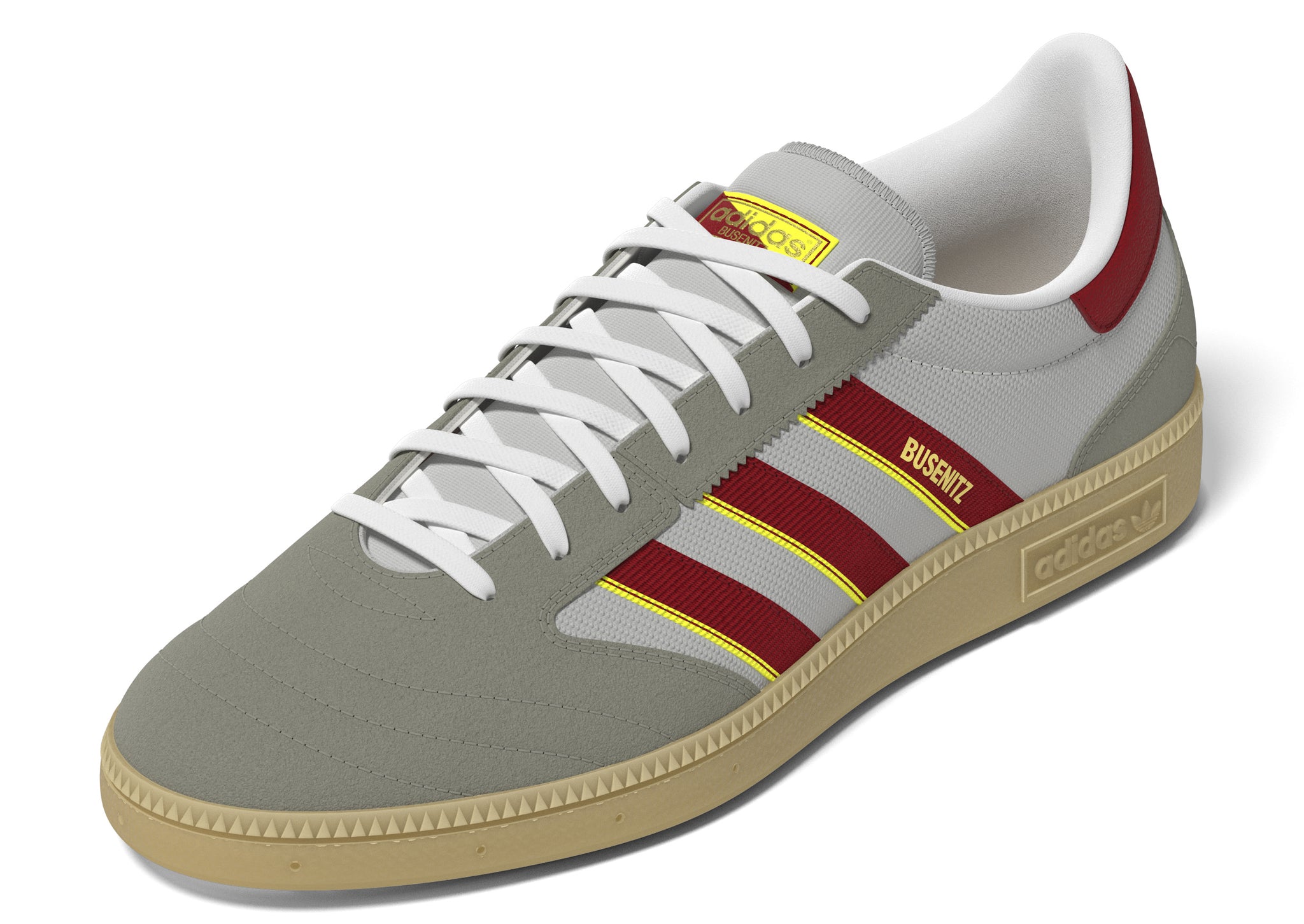 Adidas Busenitz Vintage Skate Shoes-White/Grey/Red/Gum Stratosphere Skateboards Adidas Busenitz Vintage Skate Shoes-White/Grey/Red/Gum Stratosphere Skateboards