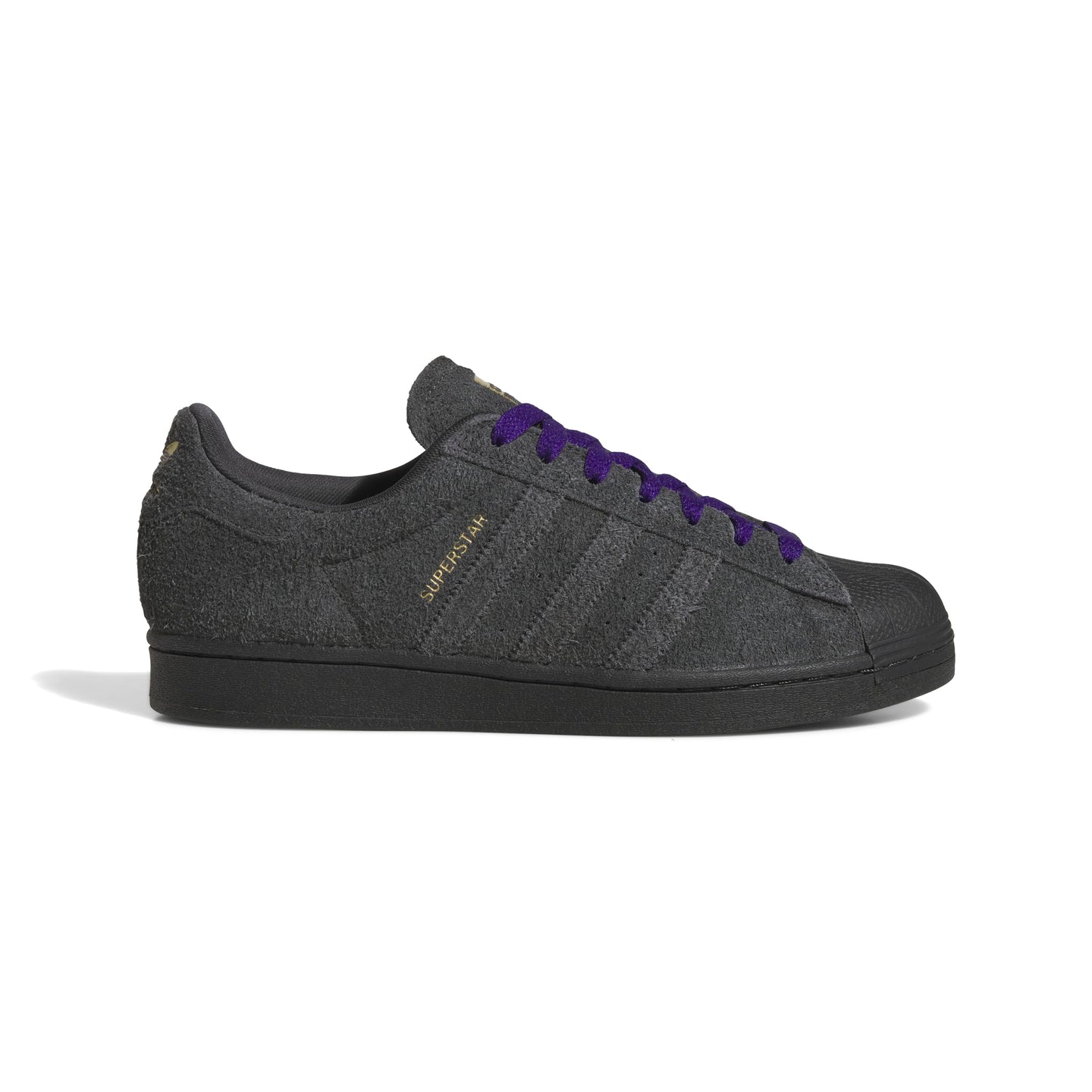 Adidas Superstar ADV Shoes-Carbon/Carbon/Collegiate Purple