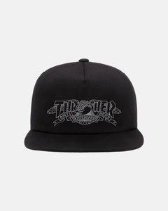 Anti Hero x Thrasher Mag Banner Snapback Hat-Black